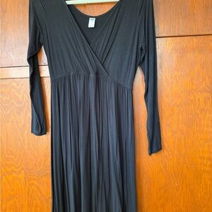 Old Navy Black Long Sleeve Dress